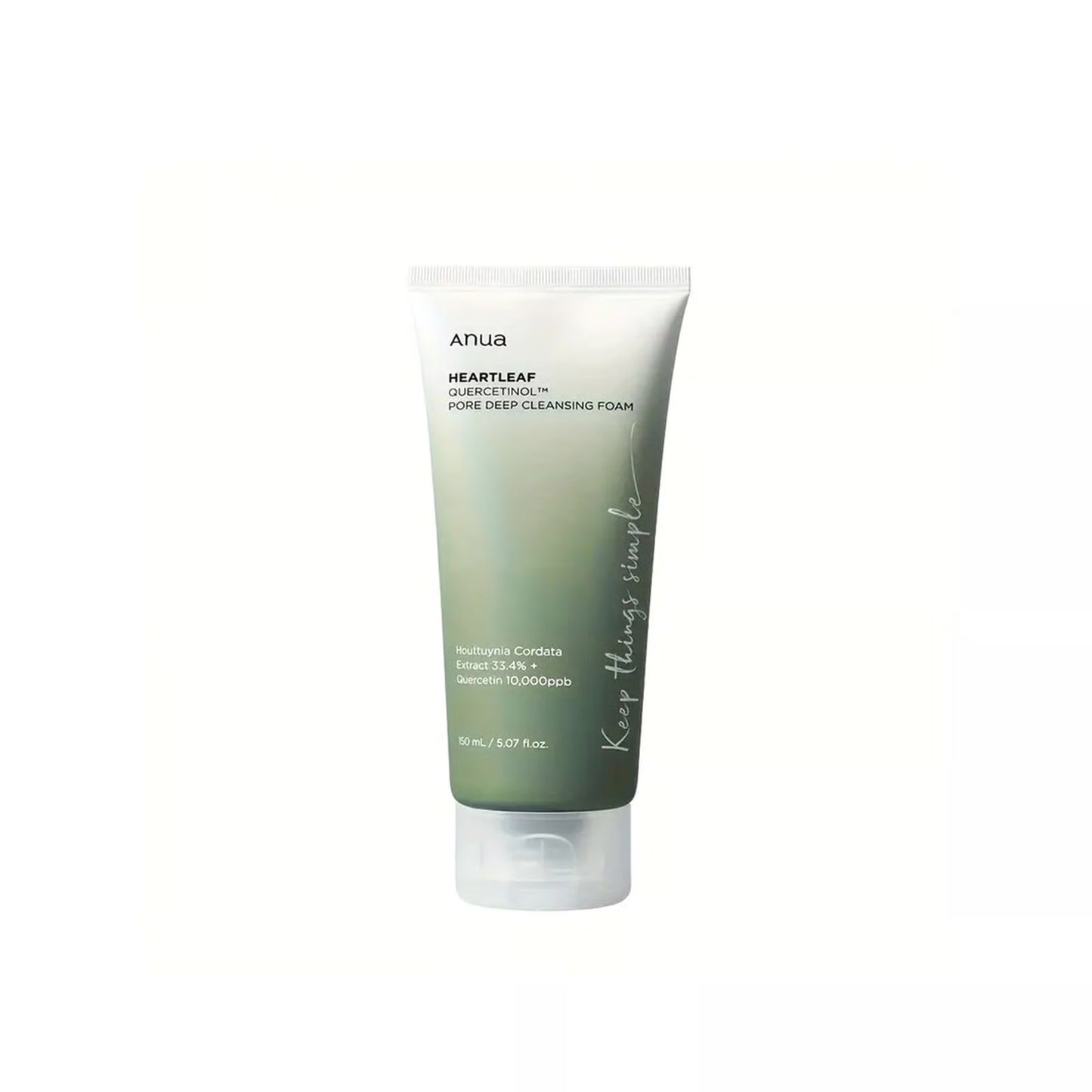Anua Heartleaf Quercetinol Pore Deep Cleansing Foam (150ml)