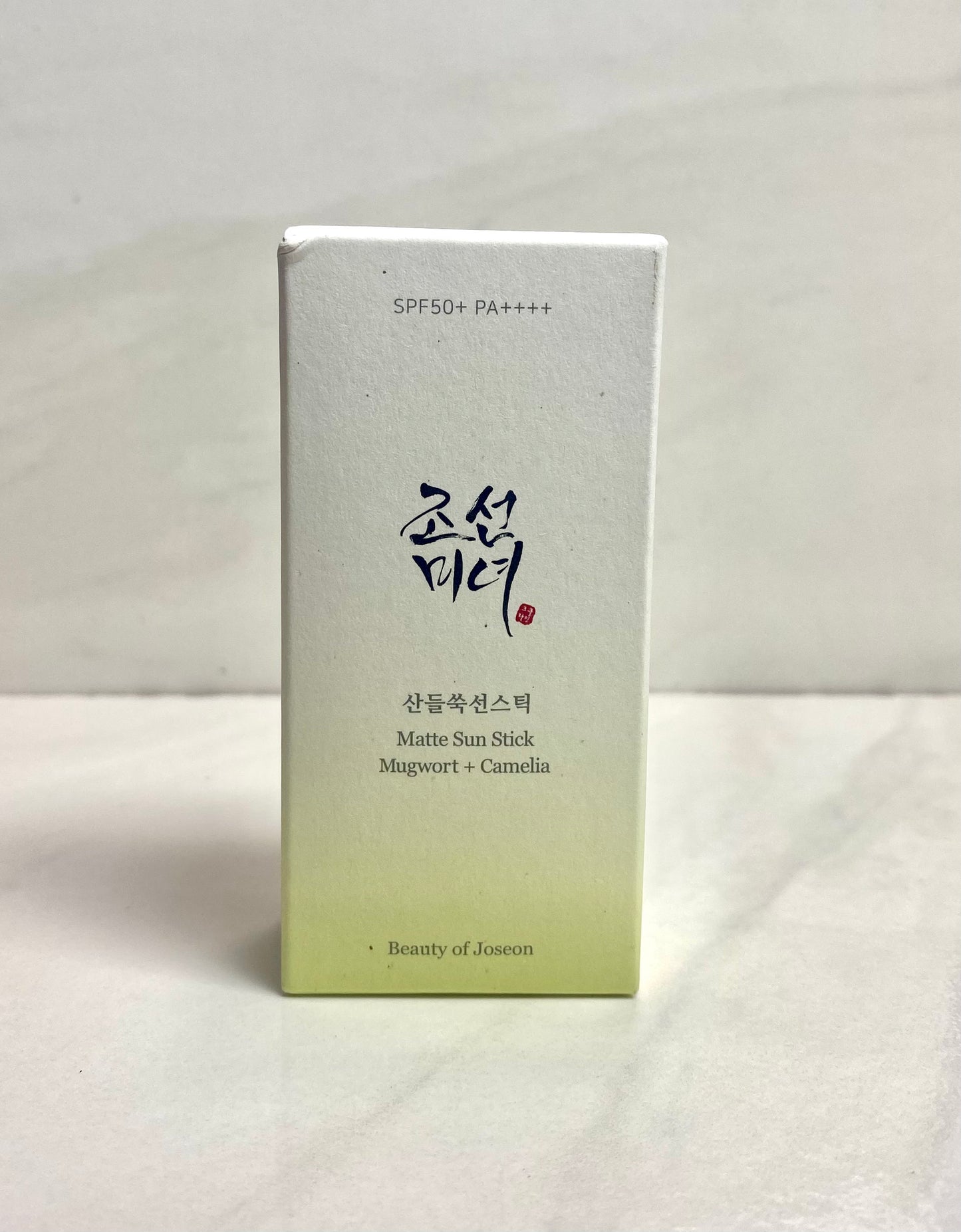 Beauty of Joseon Matte Sun Stick: Mugwort + Camellia SPF 50+ PA++++