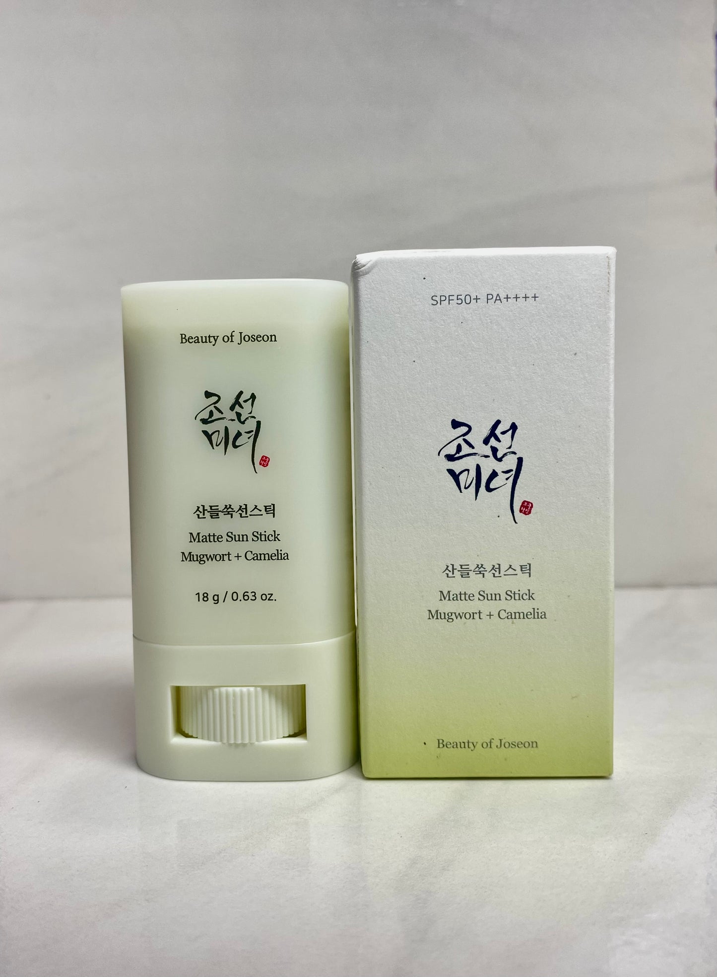 Beauty of Joseon Matte Sun Stick: Mugwort + Camellia SPF 50+ PA++++